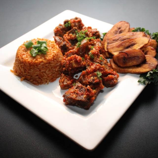 Jollof Rice Plate.
