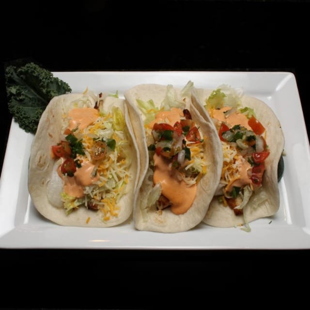Seafood Tacos.