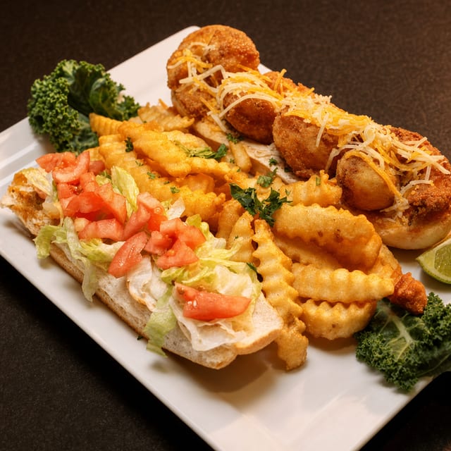 Empire's Shrimp Poboy.