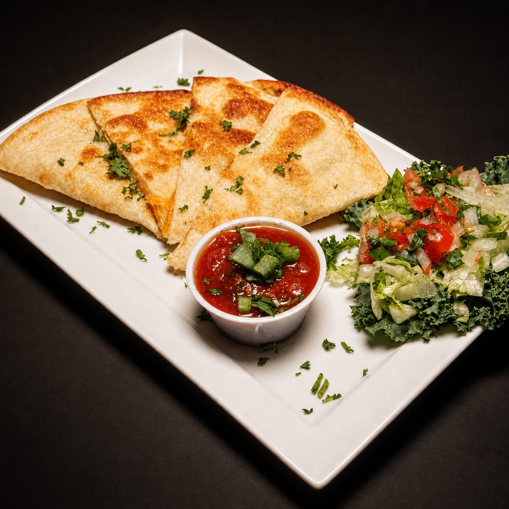 Cheese Quesadilla.