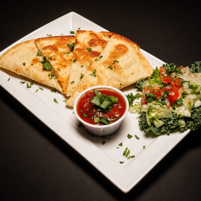 Cheese Quesadilla.
