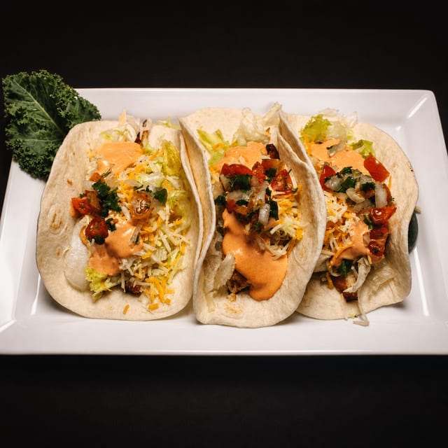 Seafood Tacos.